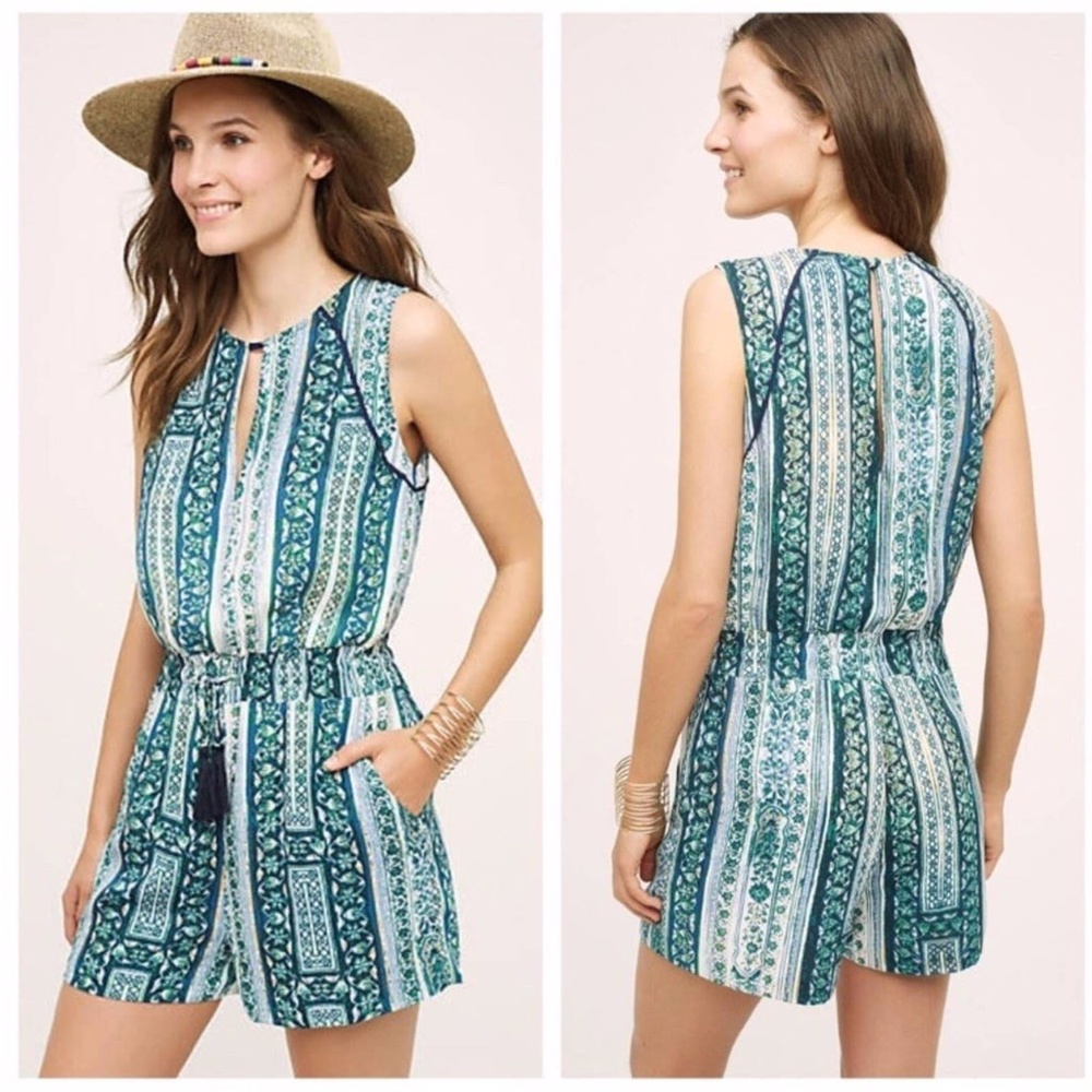 Anthropologie Elevenses Rowan Romper (XS)